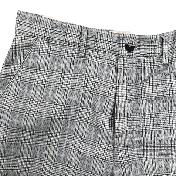 Zara Casual Dress Pants Size 34 Striped Gray - Picture 8 of 8